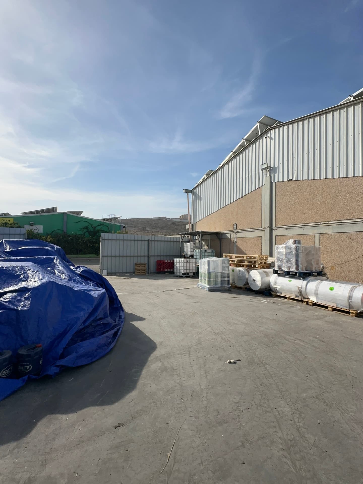 Logistics and distribution property in Ma'ale Efraim Industrial Zone, Jordan Valley
